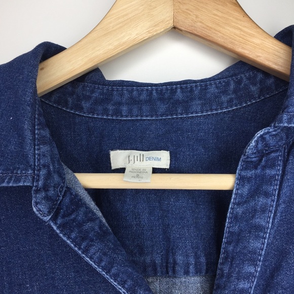 J. Jill denim button down dress - Picture 14 of 14